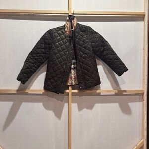 Kids Quilted Jacket - Green